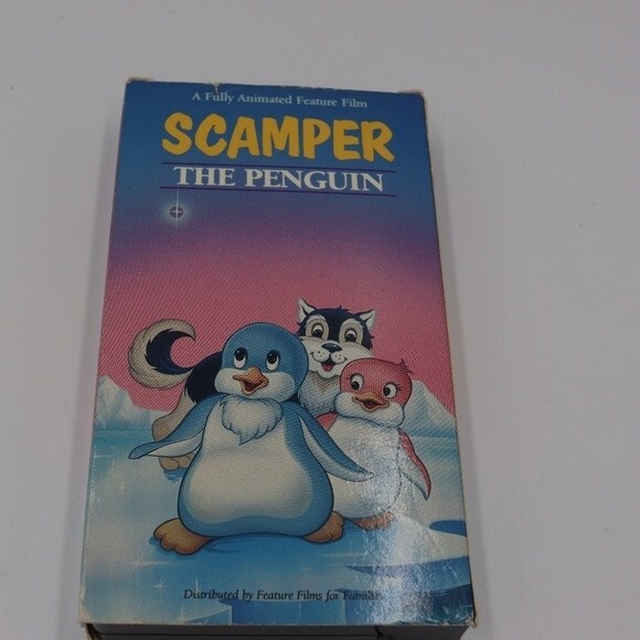 Scamper The Penguin Rare Vintage VHS Tape Family Film Collectible Nostalgia - Picture 5 of 7